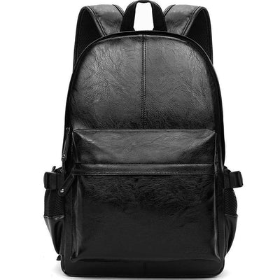 Preppy Style Leather Backpack