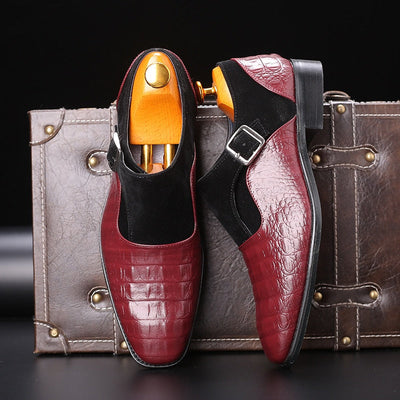 Snake Embossed Dress Shoes
