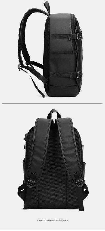 Leather Casual Backpack