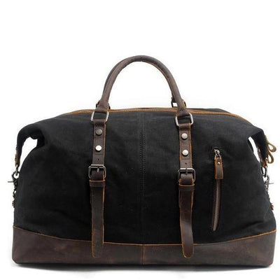 Vintage Waxed Canvas Duffel Bag