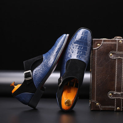 Snake Embossed Dress Shoes