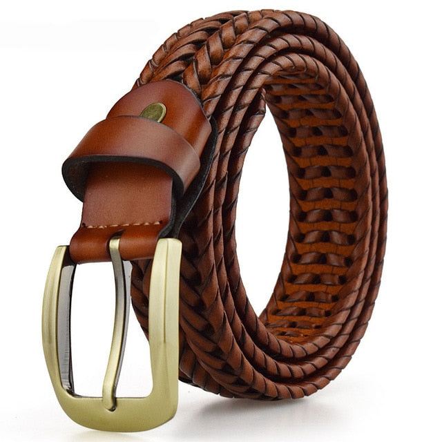 Braided Leather Belt