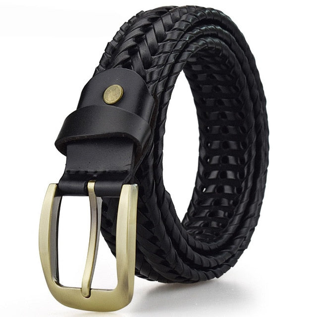 Braided Leather Belt